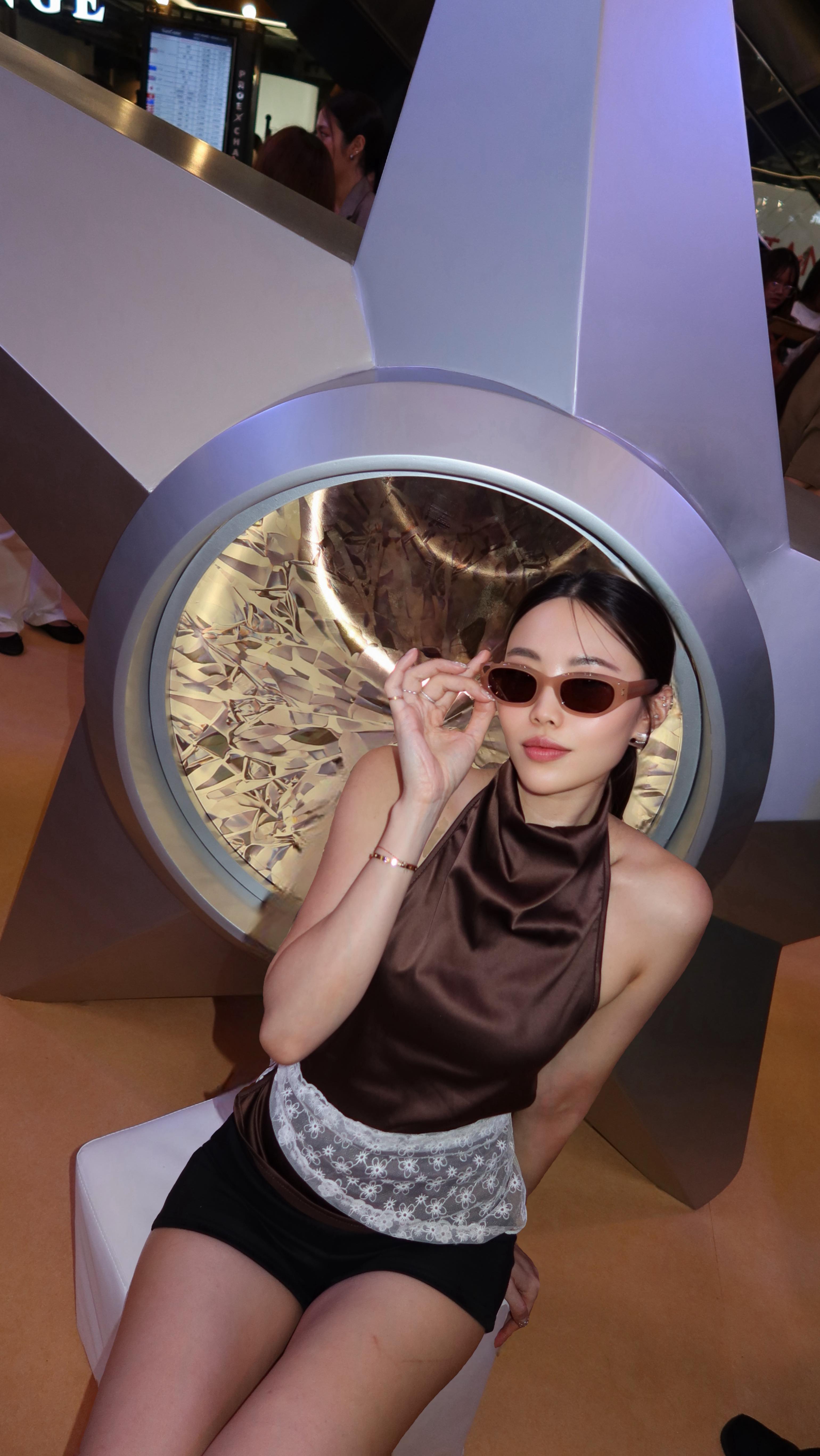 Instagram post by @judithlcl for LENSKART. Caption reads: Can’t believe I got to see my favourite Thai....