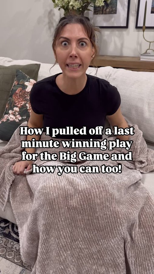 Instagram post by @daniellepiercee for Q Mixers. Caption reads: 🏈 Hosting for the Big Game? Don’t sweat it! A DIY....