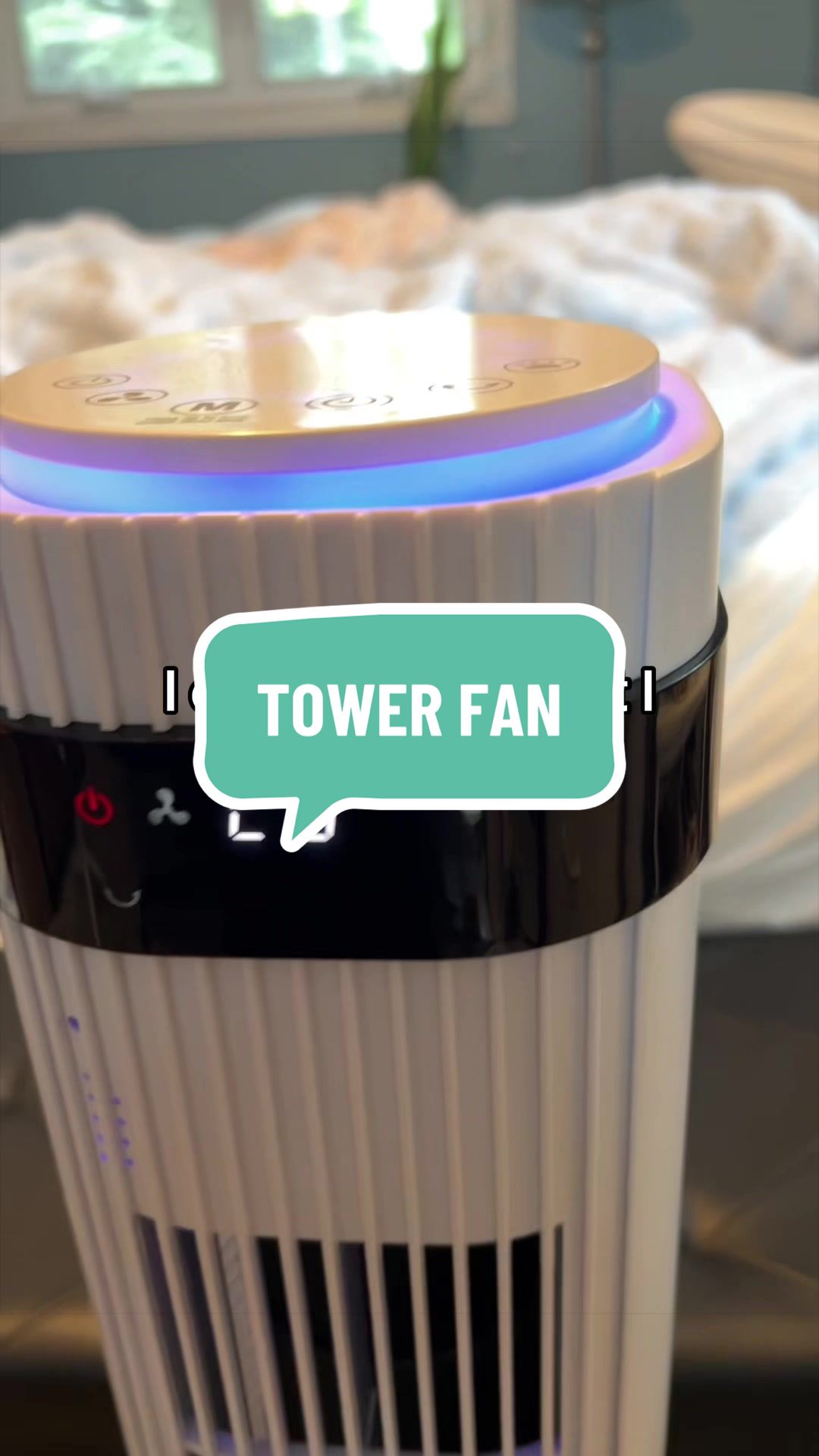 TikTok post by @nicoleshow77 for Sweetcrispy S. Caption reads: [...] fan makes my room feel so cold 🥶....