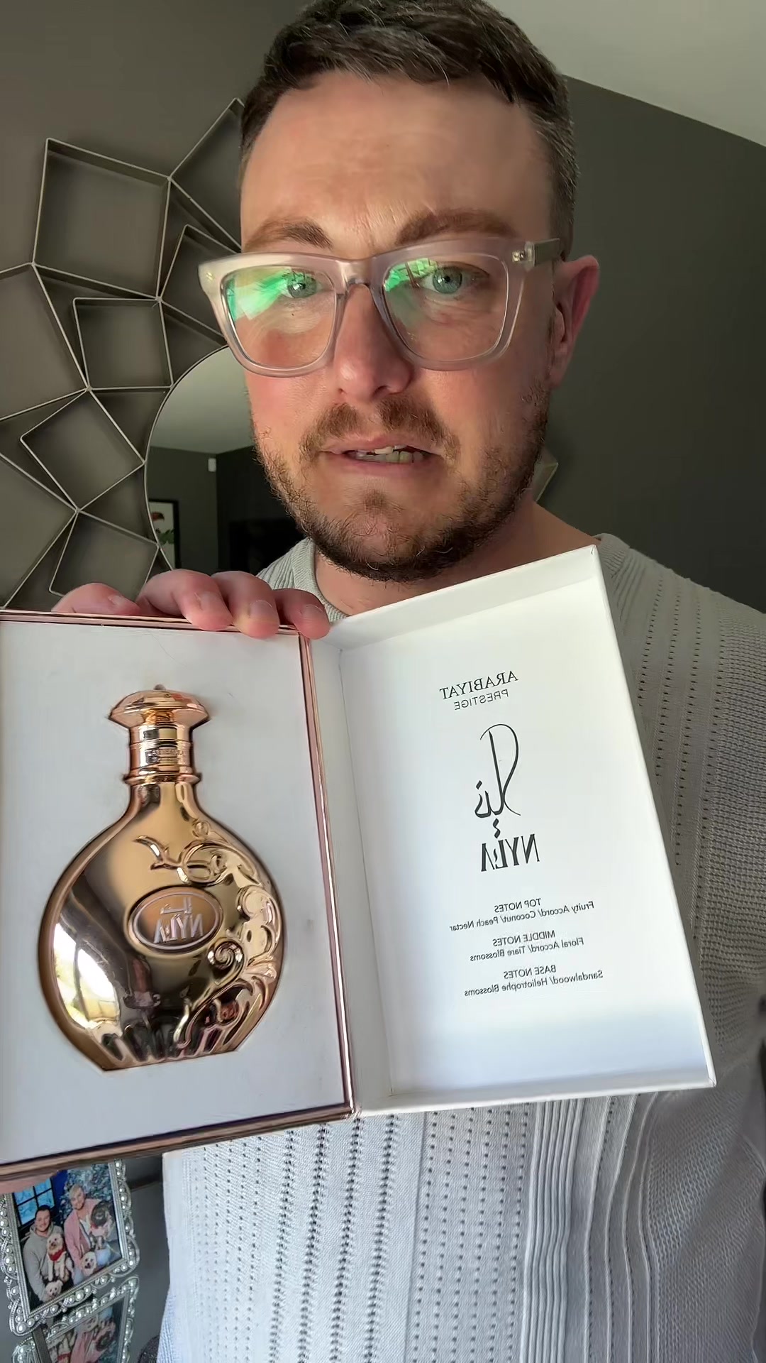 TikTok post by @its_ryan_n_chris for Salsabeel Perfumes. Caption reads: @SALSABEEL Fragrances Nyla Bundle is a must right....