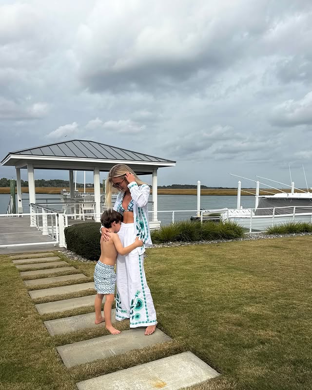 Instagram post by @claire_taft for Roller Rabbit. Caption reads: Locals’ summer 

@rollerrabbitofficial cruise....