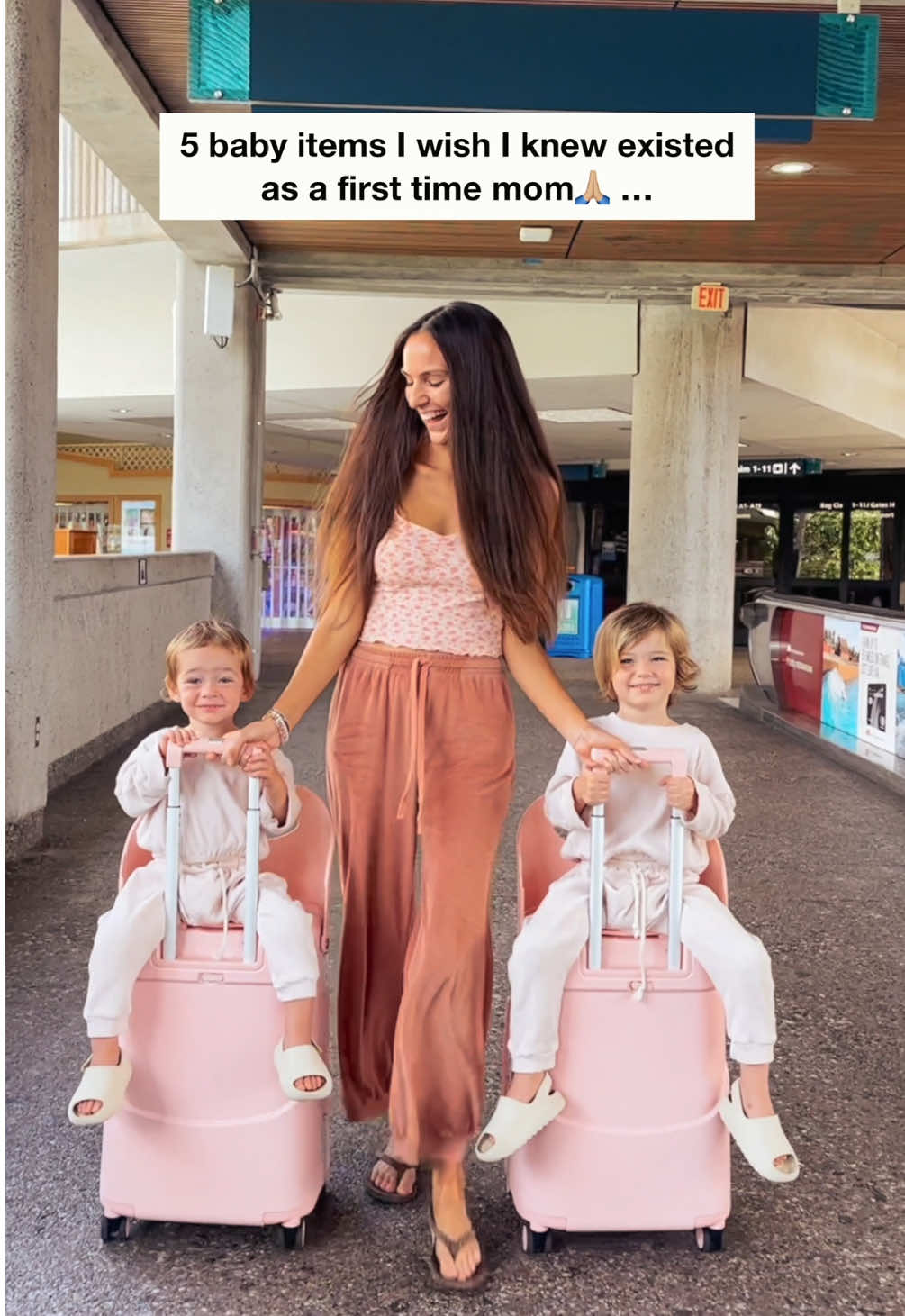 TikTok post by @ockeydockey for Doona. Caption reads: [...] knew existed as a first time mom 🙏🏼 1.....