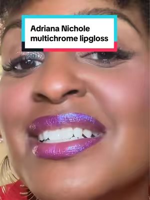 TikTok post by @london_bridges_the_gap for Adriana Nichole Cosmetics. Caption reads: @Adriana Nichole Cosmetics did her big one with....