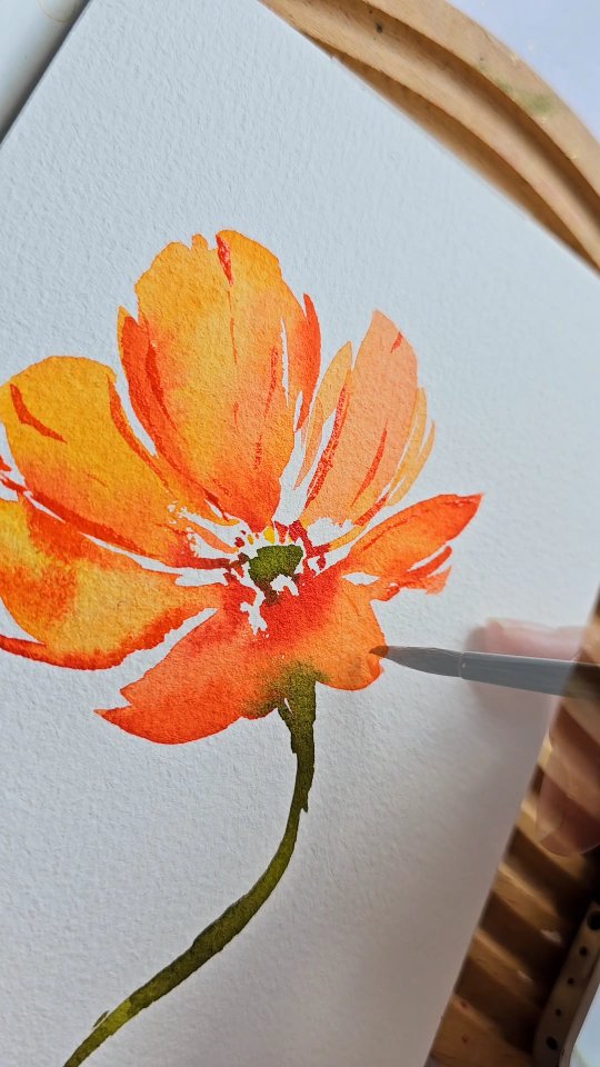 Instagram post by @jolypoa for Skillshare. Caption reads: Slow Sunday vibes 🌸 Just me, my brush, and a....