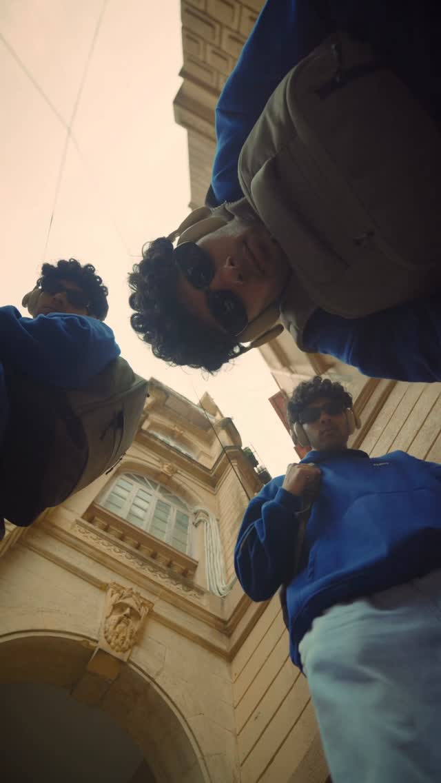 Instagram post by @rajvanraa for Skybags. Caption reads: Meet the backpack that does it all ✨. 
Smart....