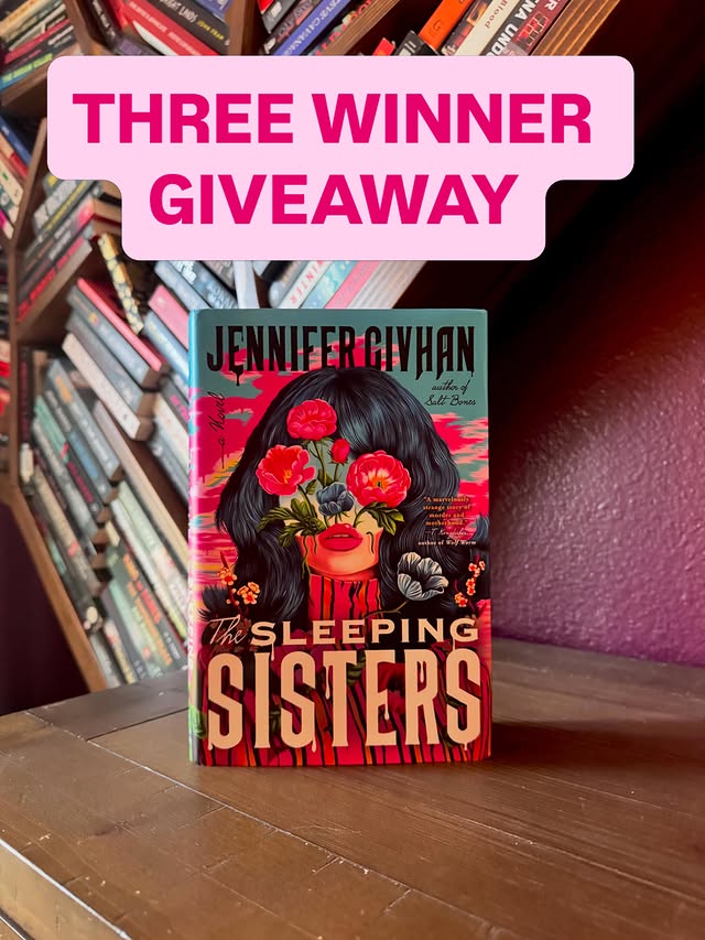 Instagram post by @suspenseisthrillingme for Little, Brown and Company. Caption reads: 🔥The Sleeping Sisters Giveaway🔥 —- US ONLY—....