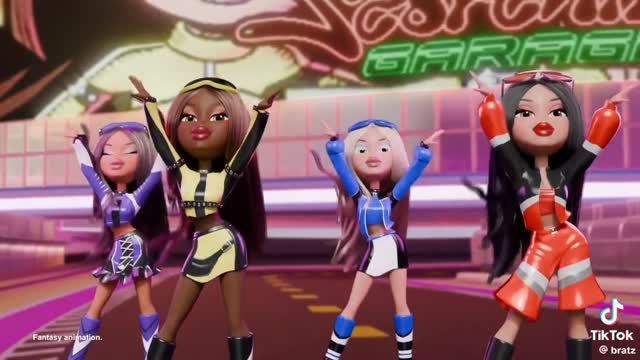 Instagram post by @ririrealness for Bratz. Caption reads: #ririchoreography in @bratz new commercial💋....