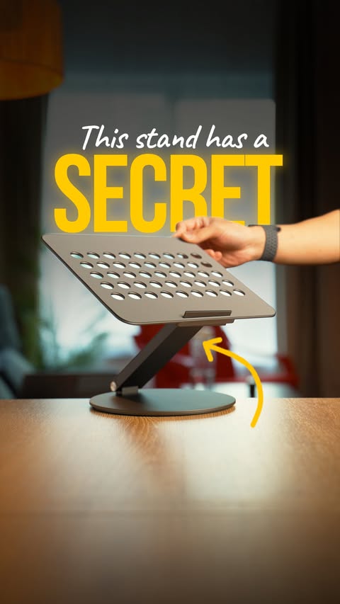 Instagram post by @migs.visuals for KUXIU. Caption reads: [...] SECRET... ↓ The X53 All-in-one stand by....