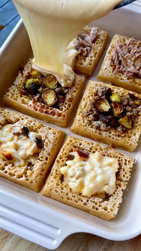 Instagram post by @nellskitchn for Waitrose. Caption reads: [...] rarebit with the ULTIMATE selection of....