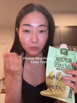 TikTok post by @clarahyee for Fullight_global. Caption reads: @Flimeal PLEASEEE LAUNCH ALREADYYYY #flimeal....