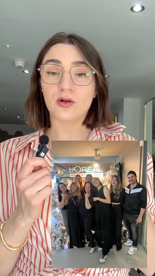 Instagram post by @nancystripecolour for Creative HEAD Magazine. Caption reads: In the latest issue of Creative HEAD,....