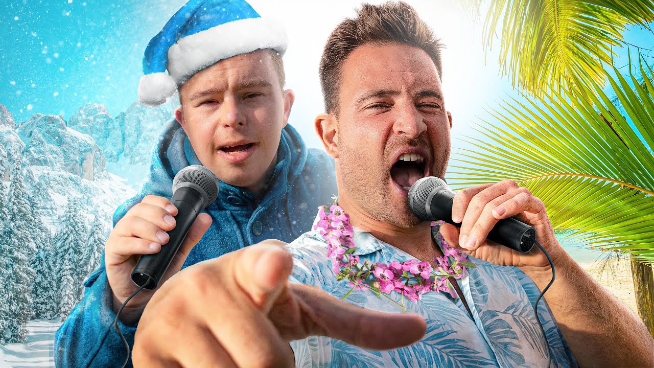 YouTube post by @DieRinos for MANSCAPED. Caption reads: Unser SCHÖNSTES Projekt: Ballermann-Song mit....