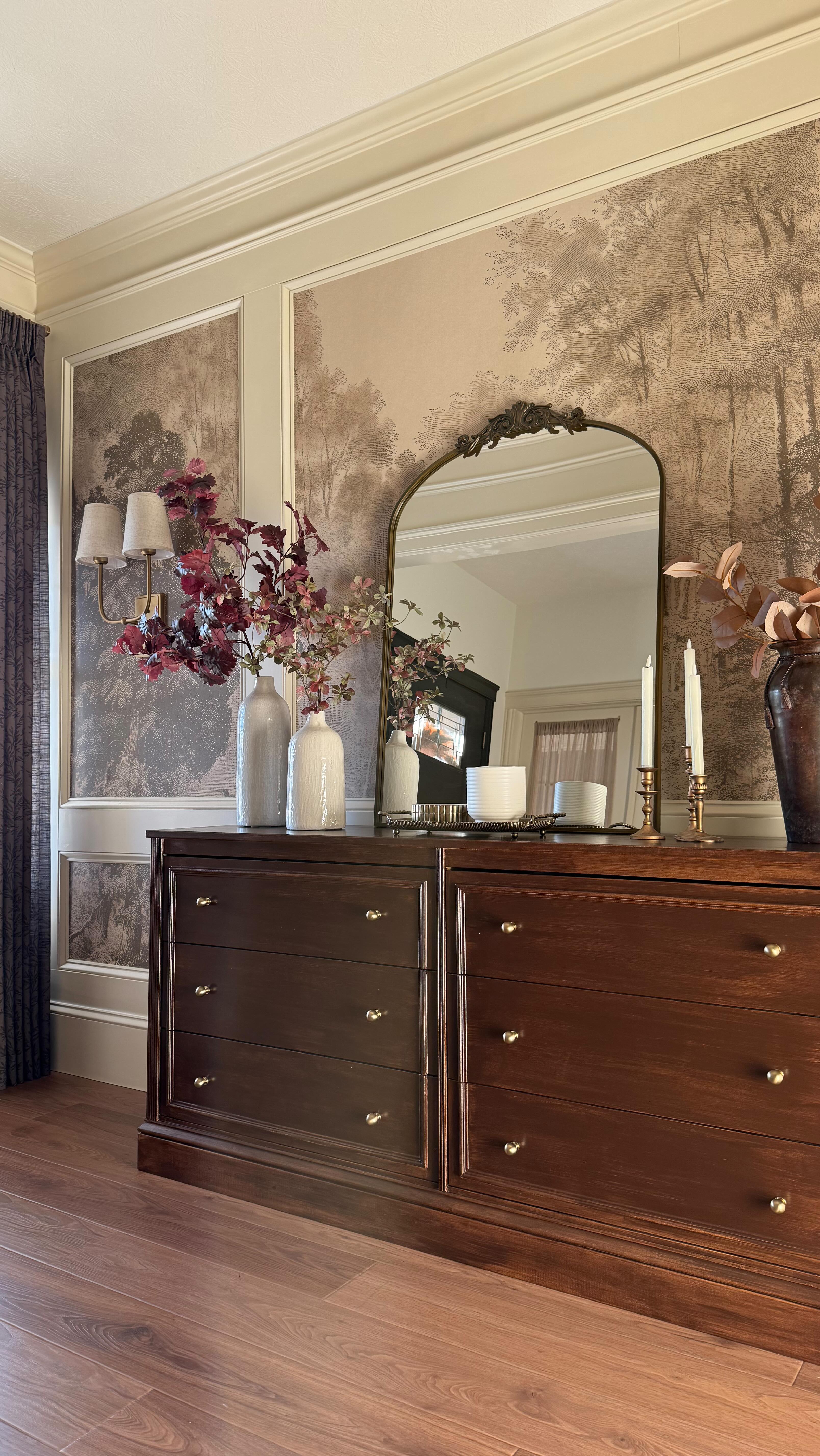 Instagram post by @barcbybrettandali for Wallblush. Caption reads: Best decision I made was updating this entry....