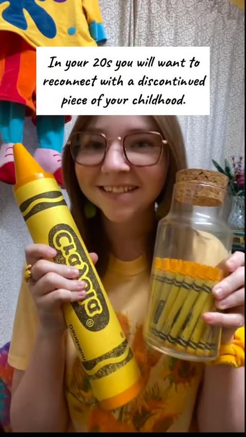 Instagram post by @_lakenzo_ for Crayola. Caption reads: Having the time of my life 💛#dandelioncrayon.