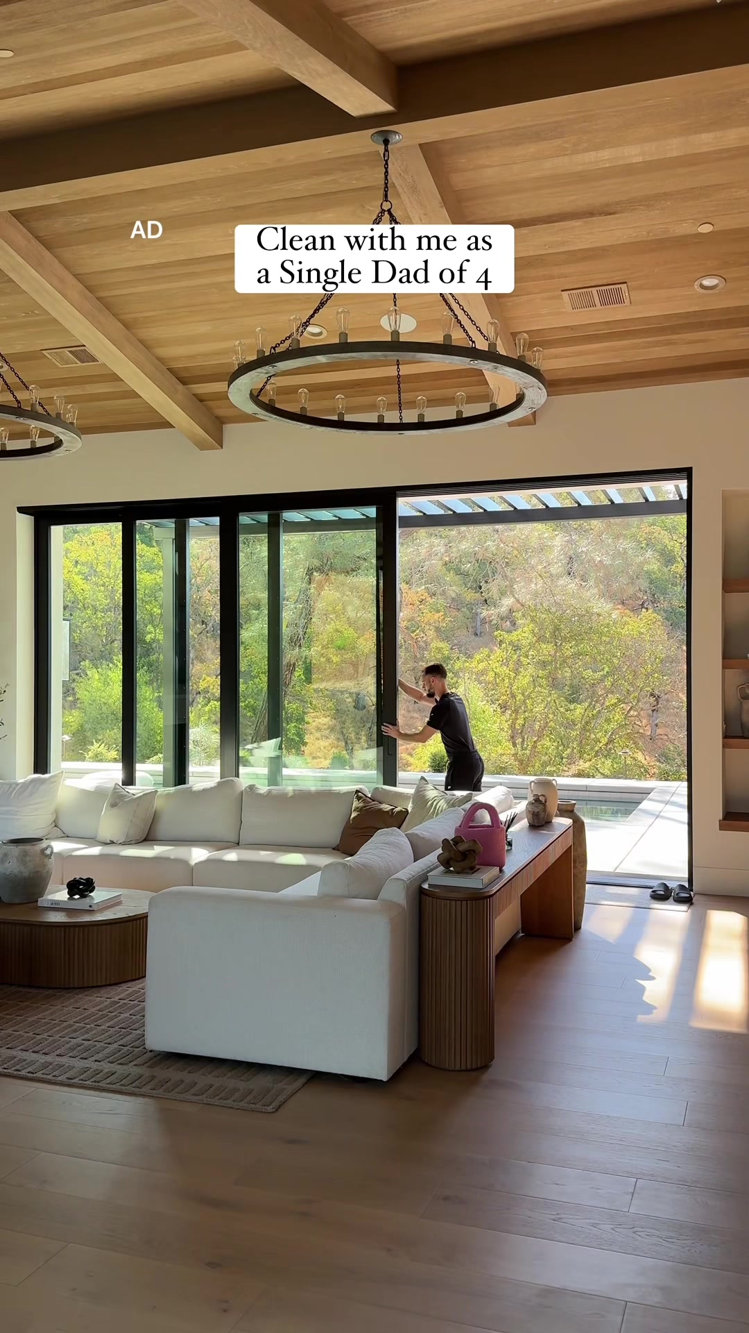 TikTok post by @everythingdad for Mrs. Meyer's Clean Day. Caption reads: #ad There’s something magical about a clean,....