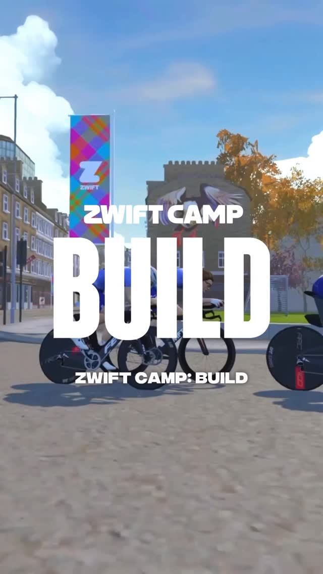 Instagram post by @teddytogrizzly for Zwift. Caption reads: FULL-GAS FUN TO BUILD YOU UP!
Of course....
