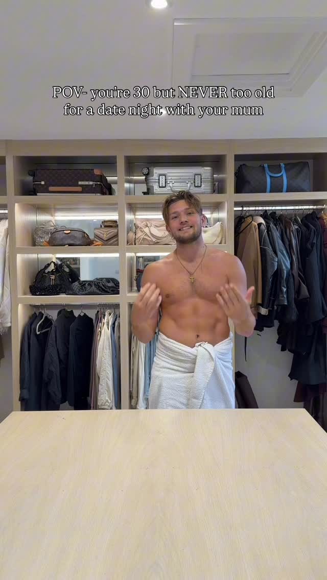 Instagram post by @caaseybarker for LADbible. Caption reads: When my mum invited me for a date night I wasn’t....