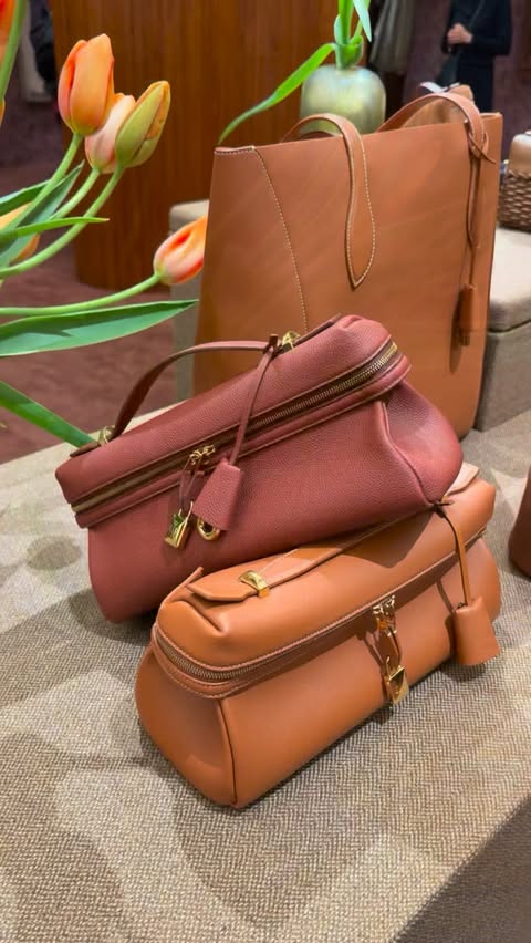 Instagram post by @jixxy for Loro Piana. Caption reads: Soft power dressing. At Loro Piana Fall/Winter....
