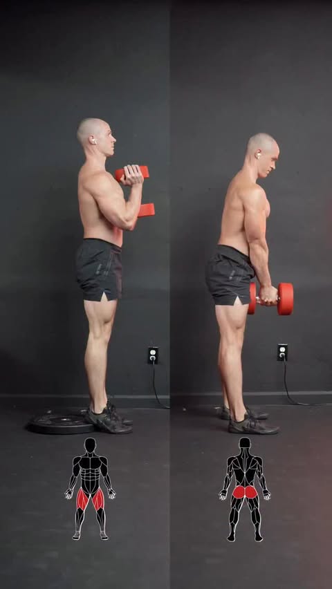 Instagram post by @alex_lueth for Transparent Labs. Caption reads: Squats, quad vs. glute bias

Quad bias / dominant....