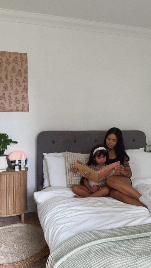 Instagram post by @_josephineelaine for BetterYou. Caption reads: ad | we’ve been sleeping good thanks to....