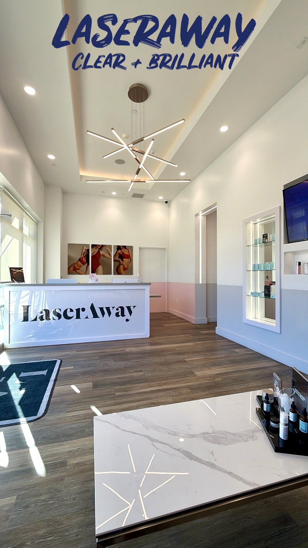 Instagram post by @chanelogy for LaserAway. Caption reads: ྀི my monthly Clear & Brilliant session at....