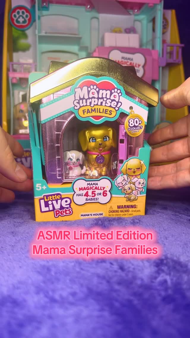 Instagram post by @asmrplanets for MooseToys. Caption reads: #AD Limited Edition 😱 These are adorable!....
