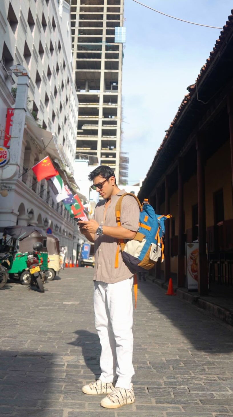 Instagram post by @kabeerbhartiya for Skybags. Caption reads: From city streets to scenic routes, the Skybags....