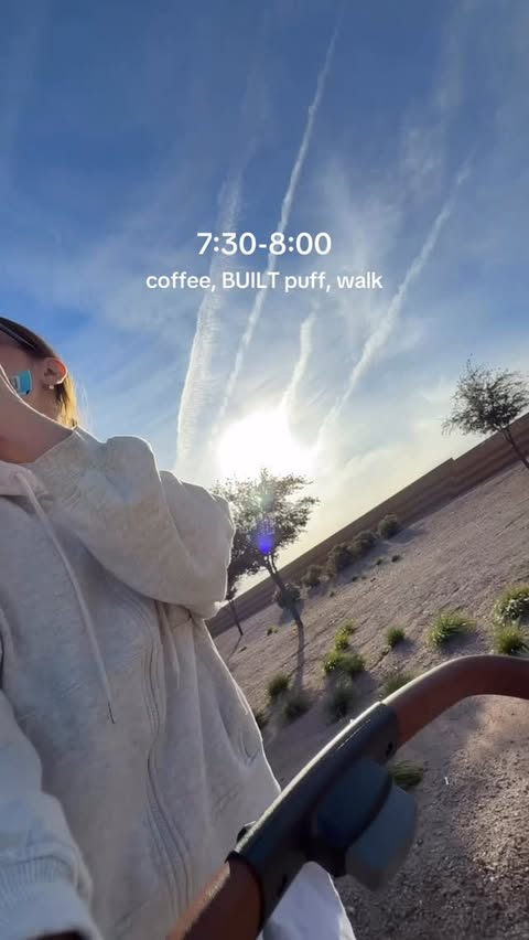 Instagram post by @tealacravy for BUILT Bar. Caption reads: Spend the morning with us🤍
@builtbar has been the....