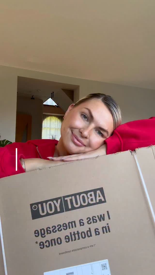 Instagram post by @iindzy for ABOUT YOU. Caption reads: [...] kas ir tavs perfektais ✌🏽 @aboutyou #ad....