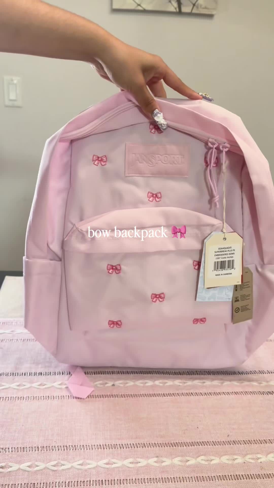 TikTok post by @jessmorales__ for Tillys. Caption reads: So perfect for back to school 🎀 @Tillys #tillys....