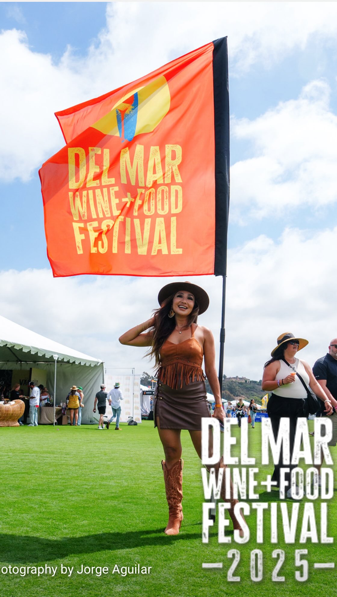 Instagram post by @naturallyzuzu for Violife Foods. Caption reads: The two-day Grand Tasting at the Del Mar Wine &....