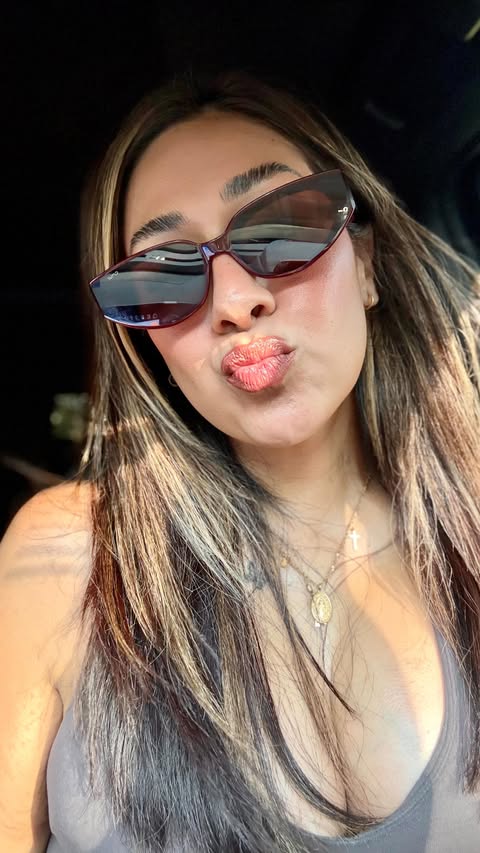 Instagram post by @kayelizabethpacheco for Tower 28 Beauty. Caption reads: 🎀Makeup look brought to you by: 

@starbucks....