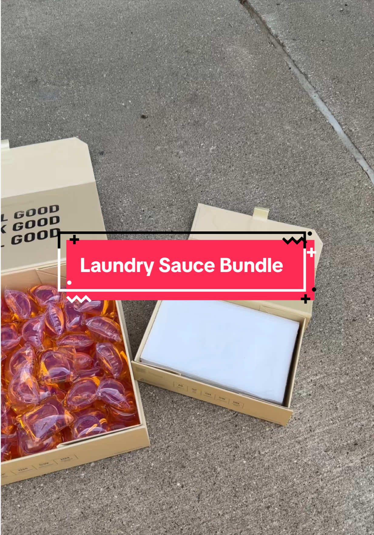 TikTok post by @chicken..mom for Laundry Sauce. Caption reads: [...] might change your mind. 🤯🧺✨ The Laundry....