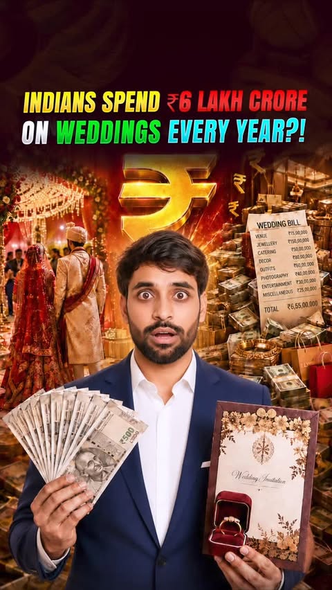 Instagram post by @ismartshiva_ for Shaadi.com. Caption reads: [...] their kids’ entire education. 💍....