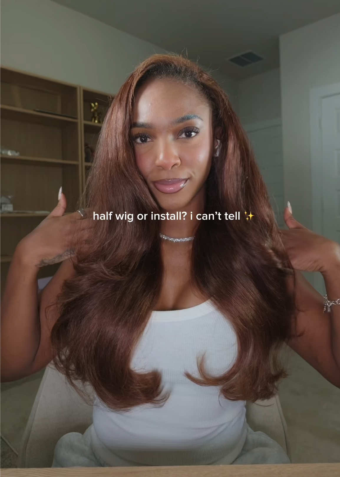 TikTok post by @lyricshanez for Celie Hair. Caption reads: [...] actually surprised me so much 🤩 @celiehair....