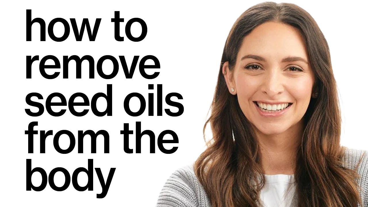 YouTube post by @KetoKamp for BodyBio. Caption reads: How to Remove Seed Oils from the Body & Good Fats....