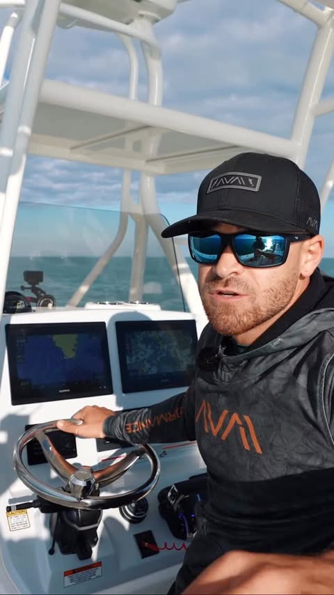 Instagram post by @cowart_media for SiriusXM. Caption reads: @siriusxm_marine keeps us dialed in when we’re....