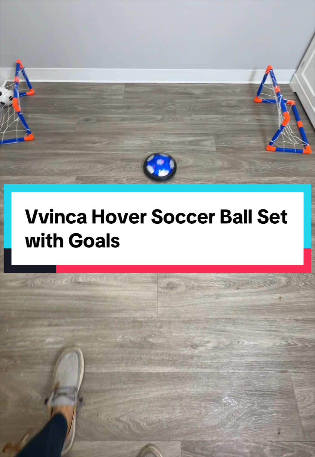 TikTok post by @karissachronicles for Vvinca. Caption reads: [...] any room into a mini soccer field ⚽️ The....