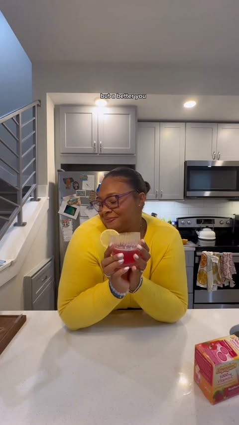 Instagram post by @cierrarene_ for Emergen-C. Caption reads: #ad New Year, Better Me, Thanks to @emergenc....