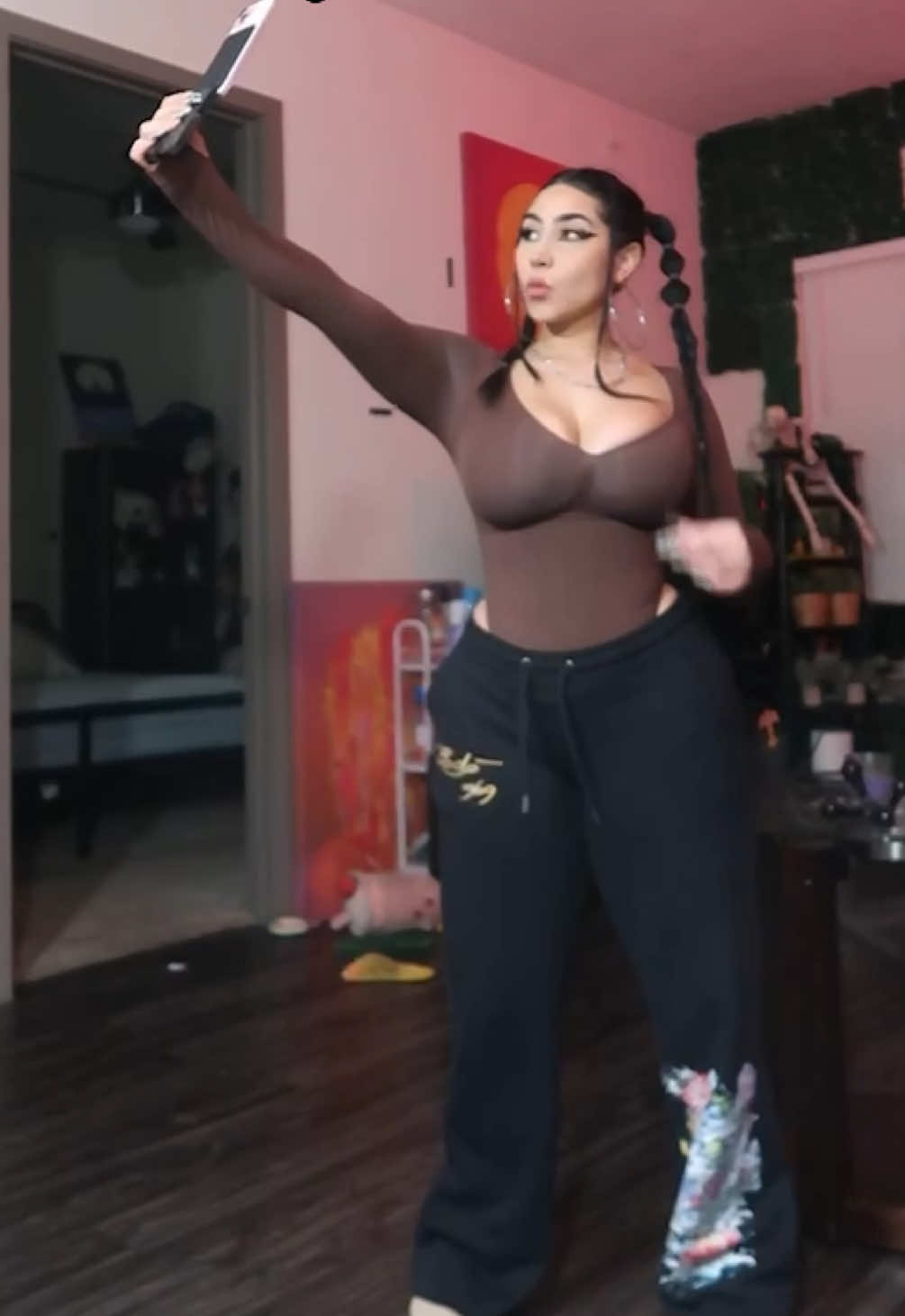 TikTok post by @itssarapr for Supcase. Caption reads: [...] phone, just have them both together!....