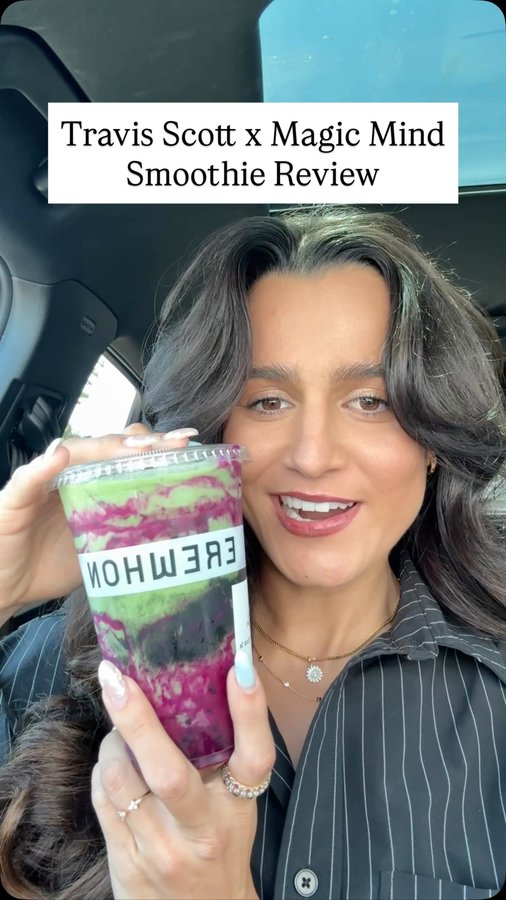 Instagram post by @sofiagshah for Magic Mind. Caption reads: [...] 🧠🤩 Paid Partnership with @magicmind....