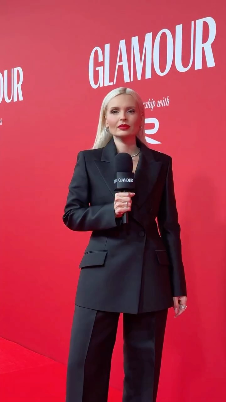 Instagram post by @theresa.pichler for Glamour. Caption reads: Head of Editorial Content Theresa Pichler....