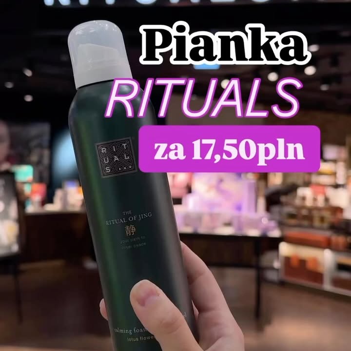 Instagram post by @deal.zycia for Rituals Cosmetics. Caption reads: Pianka @ritualscosmetics za 17,50? 😳 

Obecnie....