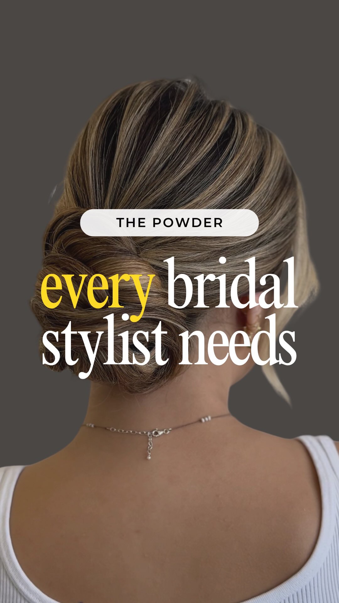 Instagram post by @rachel.thebridalstylist for DESIGNME Hair. Caption reads: [...] through the crown 👀

That’s where....