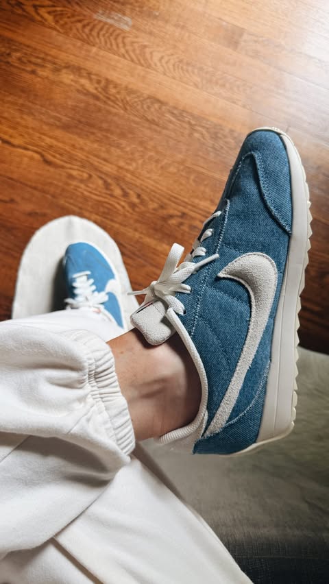 Instagram post by @lwilliamsstyle for DSW Designer Shoe Warehouse. Caption reads: Comment SHOP for the links! Love a good sneaker....