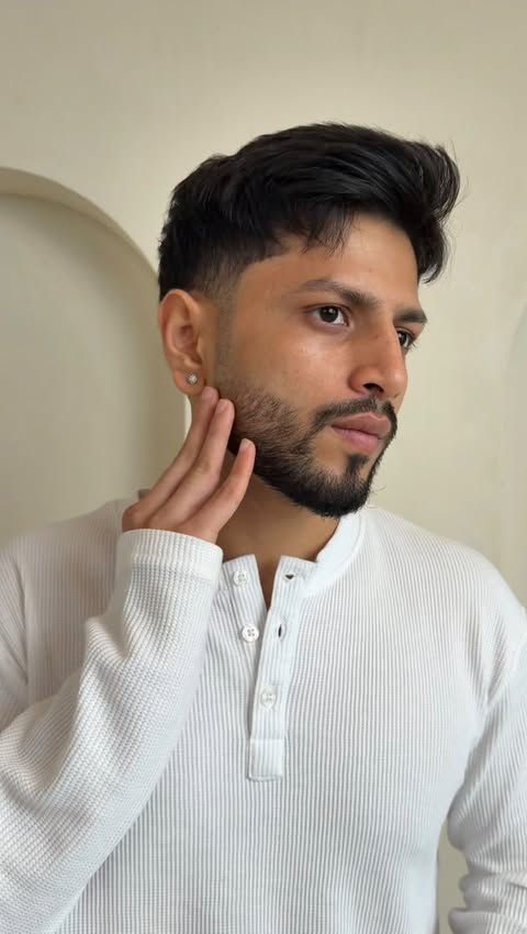 Instagram post by @itshardikpanchal for Asaya. Caption reads: [...] the secret to my glow up ✨ @worldofasaya....