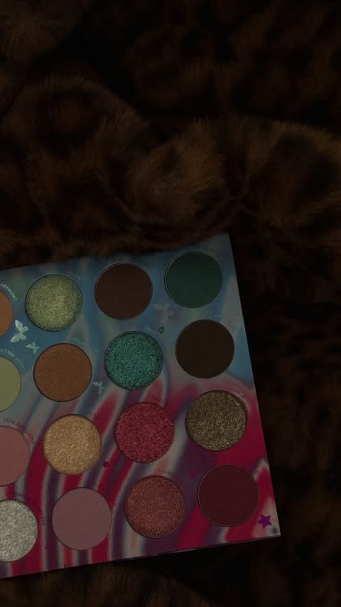 Instagram post by @magicallymaranda for ColourPop Cosmetics. Caption reads: [...] !! 🪩🦋✨ available the 25th 🎸....