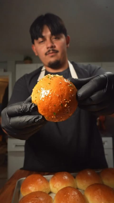 Instagram post by @jose.elcook for Bachan’s. Caption reads: These Bachans sweet honey milk buns will be the....