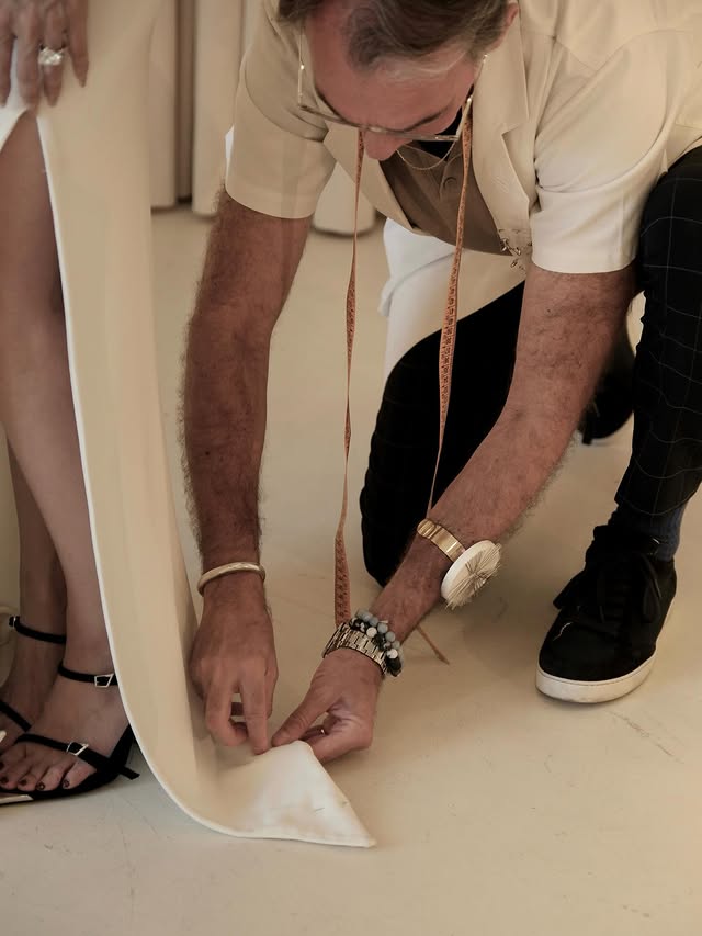 Instagram post by @iamhearte for Mugler. Caption reads: Visions brought to life  @muglerofficial 🪡🧵.