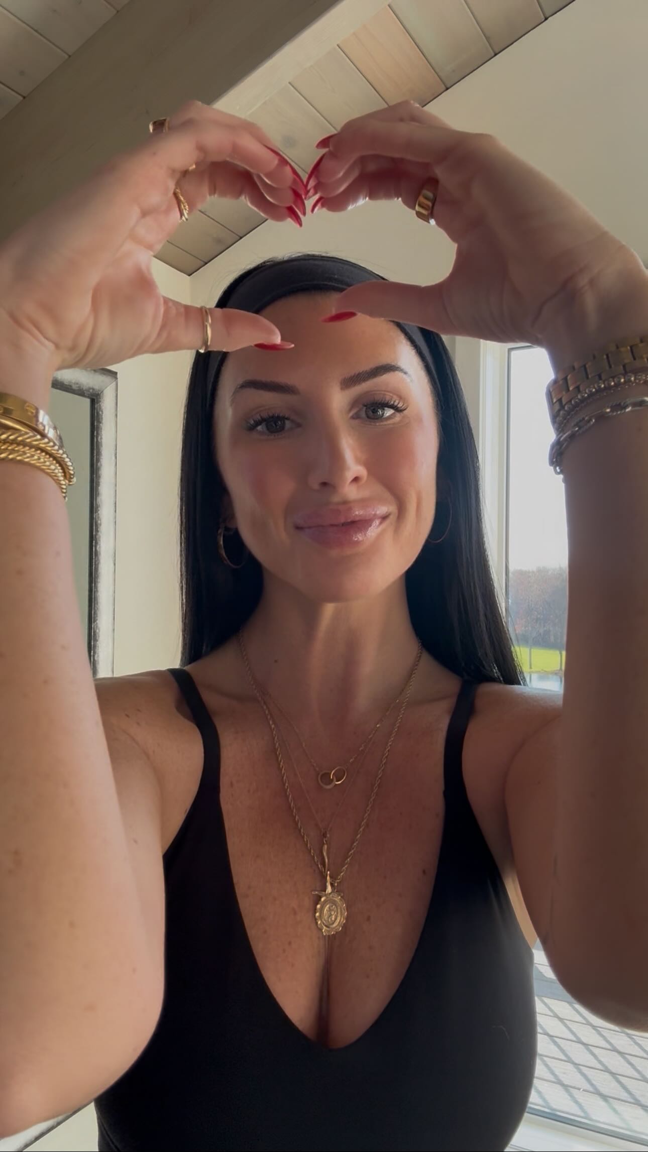 Instagram post by @kayceemarchetti for Fanatics. Caption reads: The new lululemon NFL Collection is here and it’s....